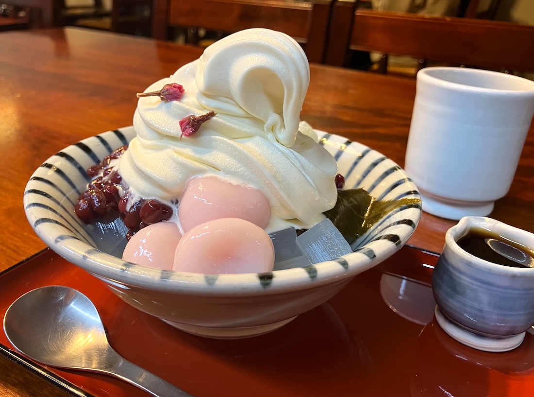 クリームあんみつ 寄稿記事】春色クリームあんみつで甘美なひとときを［月ヶ瀬］